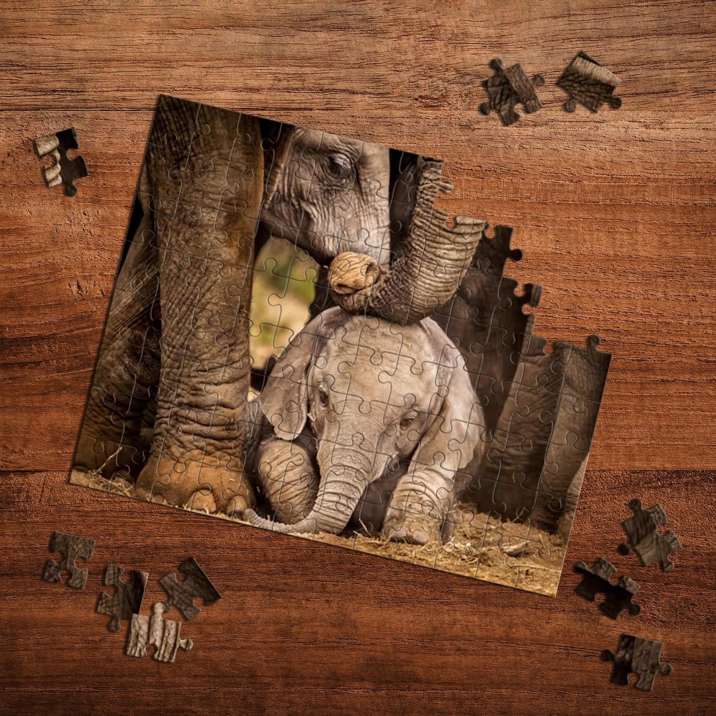 100 Piece Baby Elephant Puzzle