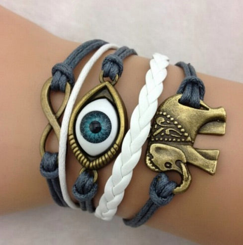 Bracelet: Elephant "Protective Eye"