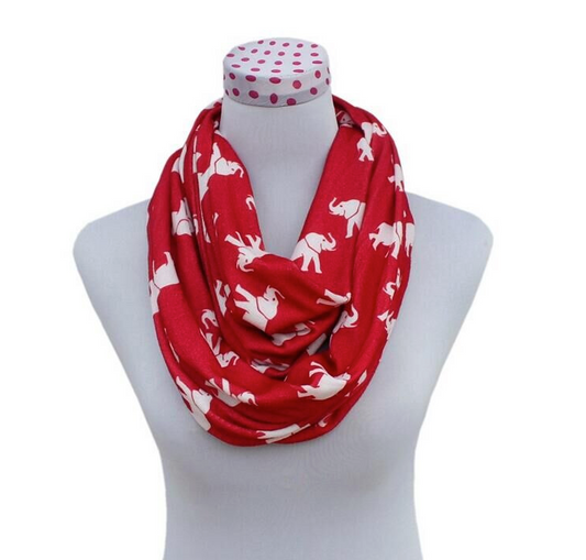 Elephant Infinity Scarf - Elephants on Parade