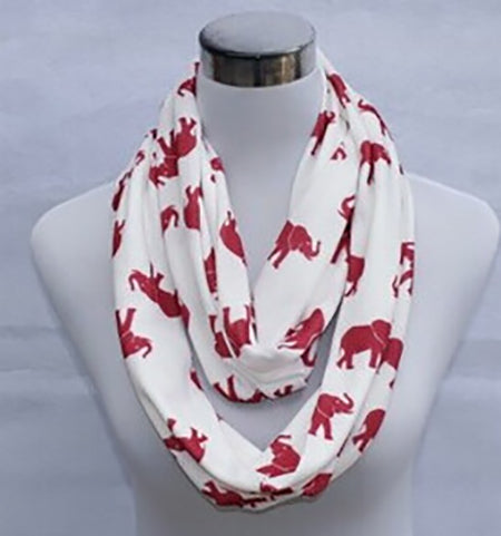 Elephant Infinity Scarf - Elephants on Parade