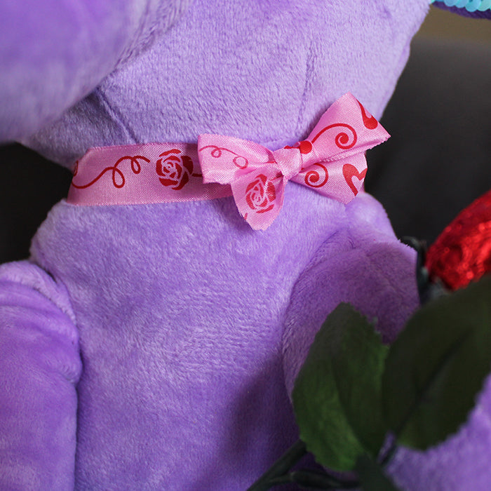 PLUSH ELEPHANT - "Violet"