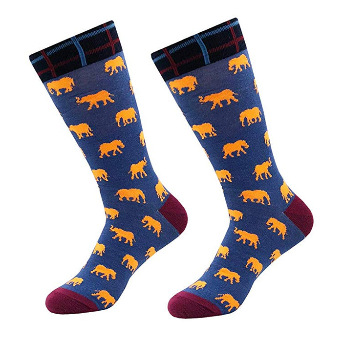SOCKS - Fun Elephant Dress Socks