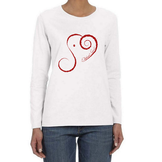 Elephant Shirt Long Sleeve Women's Crew