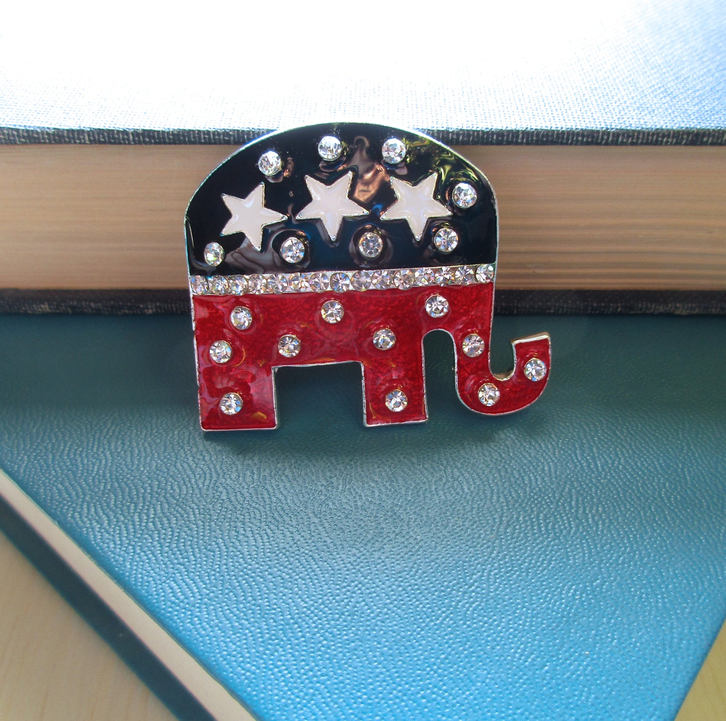 Republican GOP Elephant Brooch