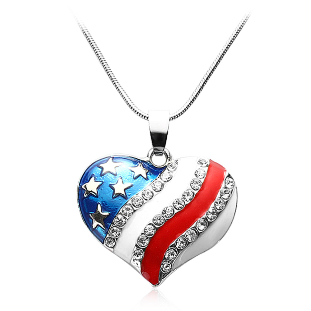 Stars & Stripes Earrings and Necklace