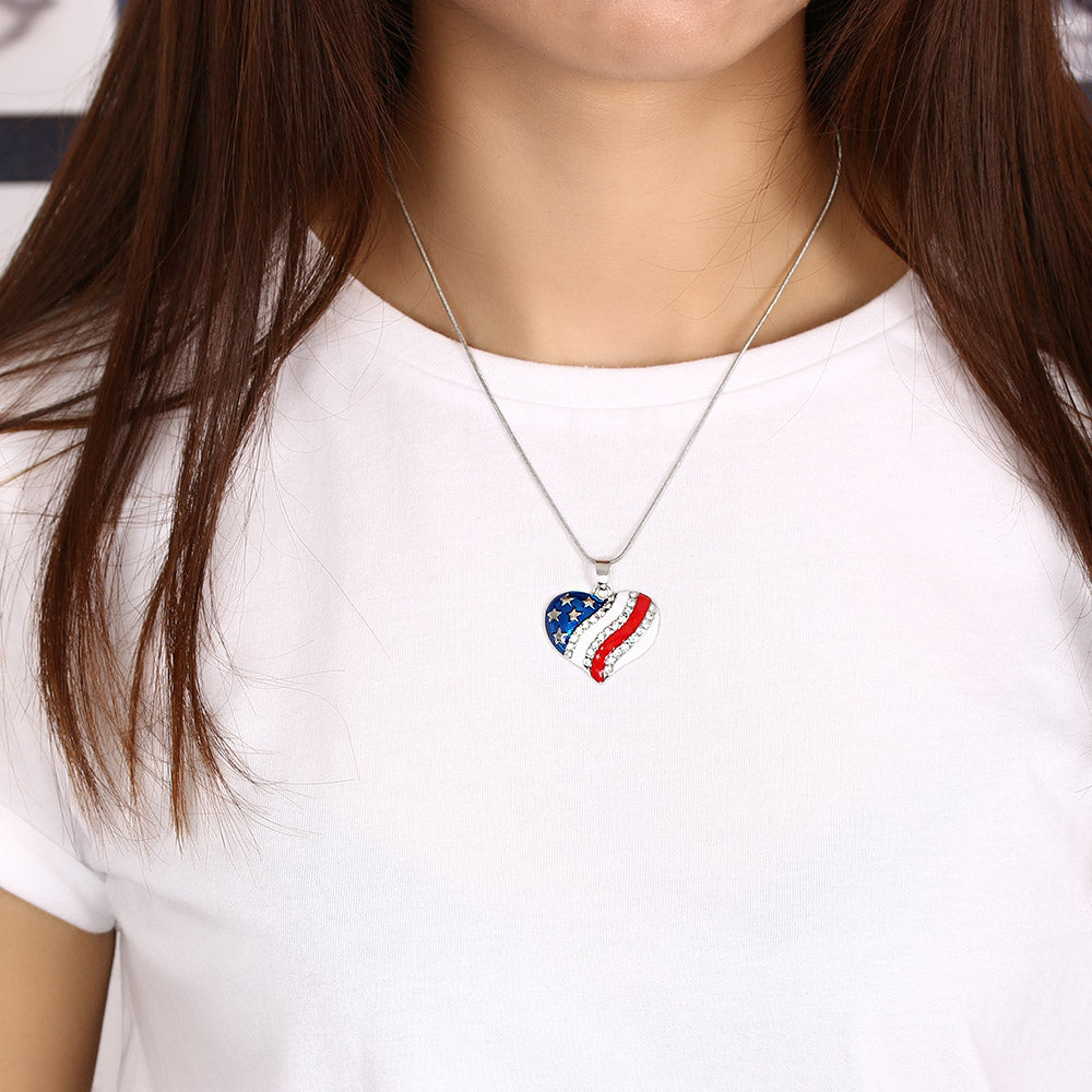 Stars & Stripes Earrings and Necklace