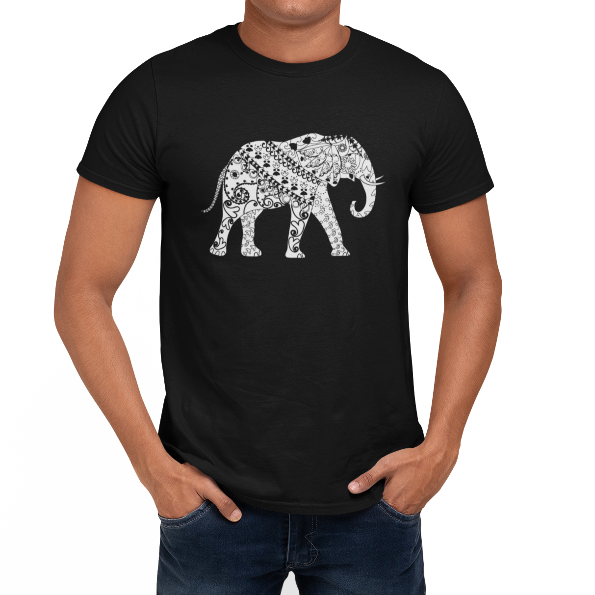 Painted Elephant Short Sleeve Tee