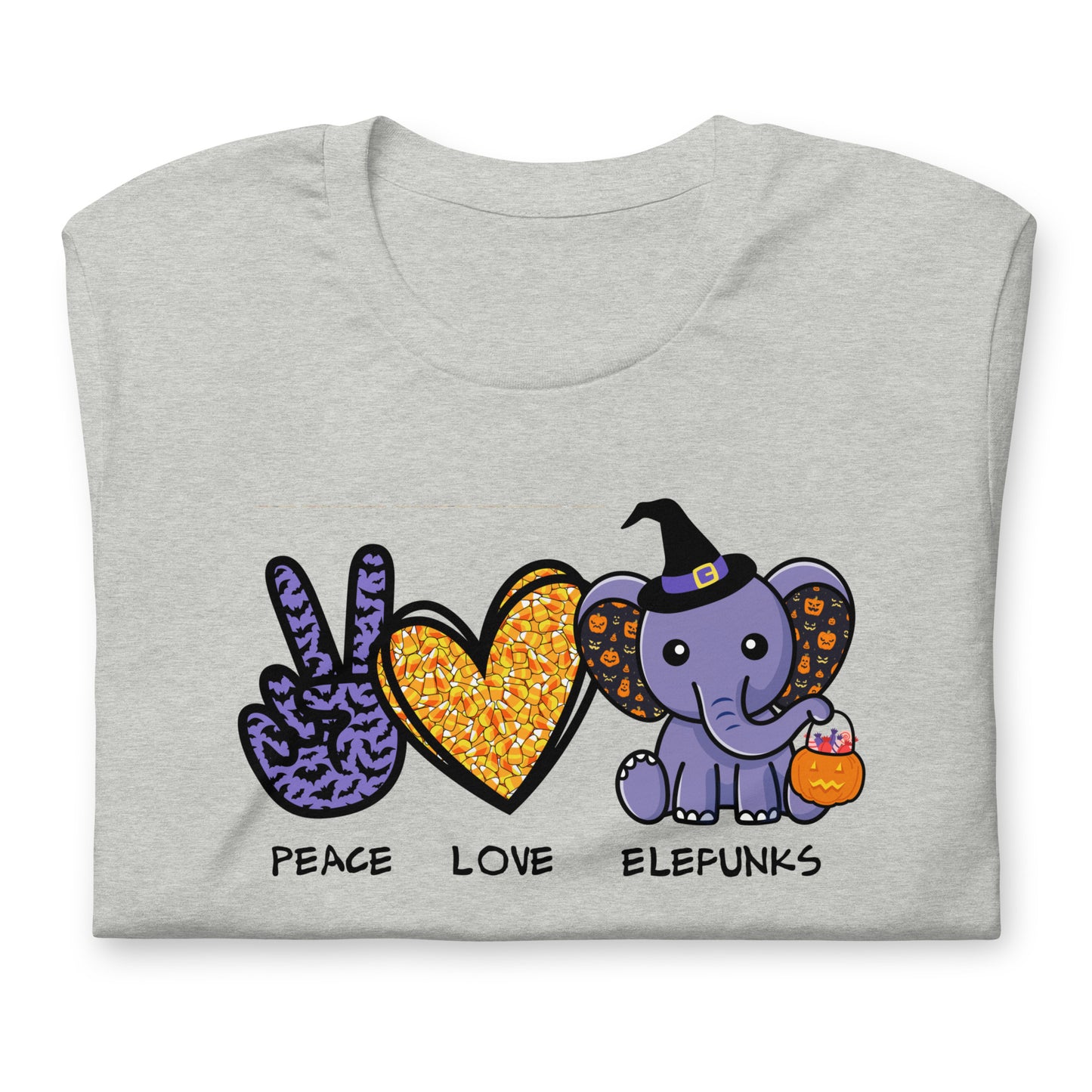 Peace Love & Elefunks - Halloween T-Shirt