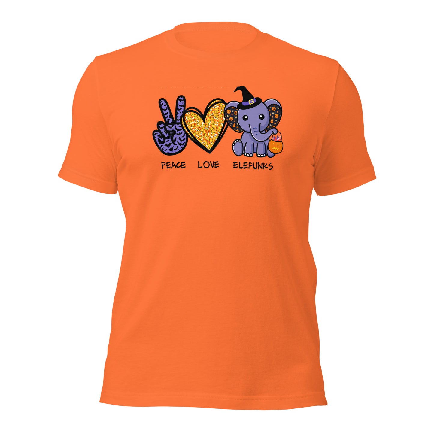 Peace Love & Elefunks - Halloween T-Shirt