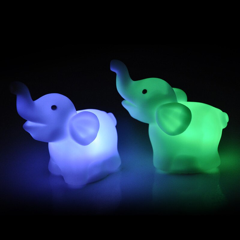 NIGHT LIGHT - Color Changing Elephant