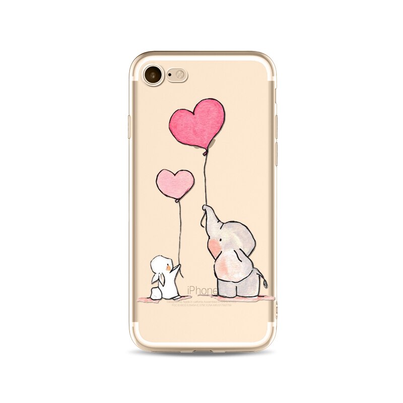 PHONE CASE - Elephants for iPhone 7+